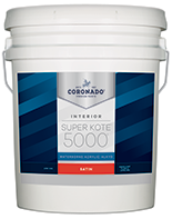 CLT PAINT CURES DBA PAINT DEPOT Super Kote 5000® Waterborne Acrylic-Alkyd is the ideal choice for interior doors, trim, cabinets and walls. It delivers the desired flow and leveling characteristics of conventional alkyd paints while also providing a tough satin or semi-gloss finish that stands up to repeated washing and cleans up easily with soap and water.boom