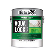 CLT PAINT CURES DBA PAINT DEPOT Aqua Lock Plus is a multipurpose, 100% acrylic, water-based primer/sealer for outstanding everyday stain blocking on a variety of surfaces. It adheres to interior and exterior surfaces and can be top-coated with latex or oil-based coatings.

Blocks tough stains
Provides a mold-resistant coating, including in high-humidity areas
Quick drying
Topcoat in 1 hourboom